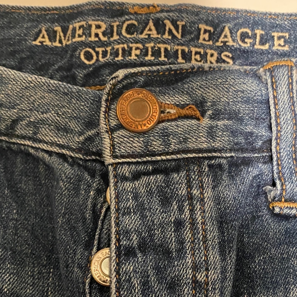 American Eagle Outfitters Dark Blue Denim Shorts